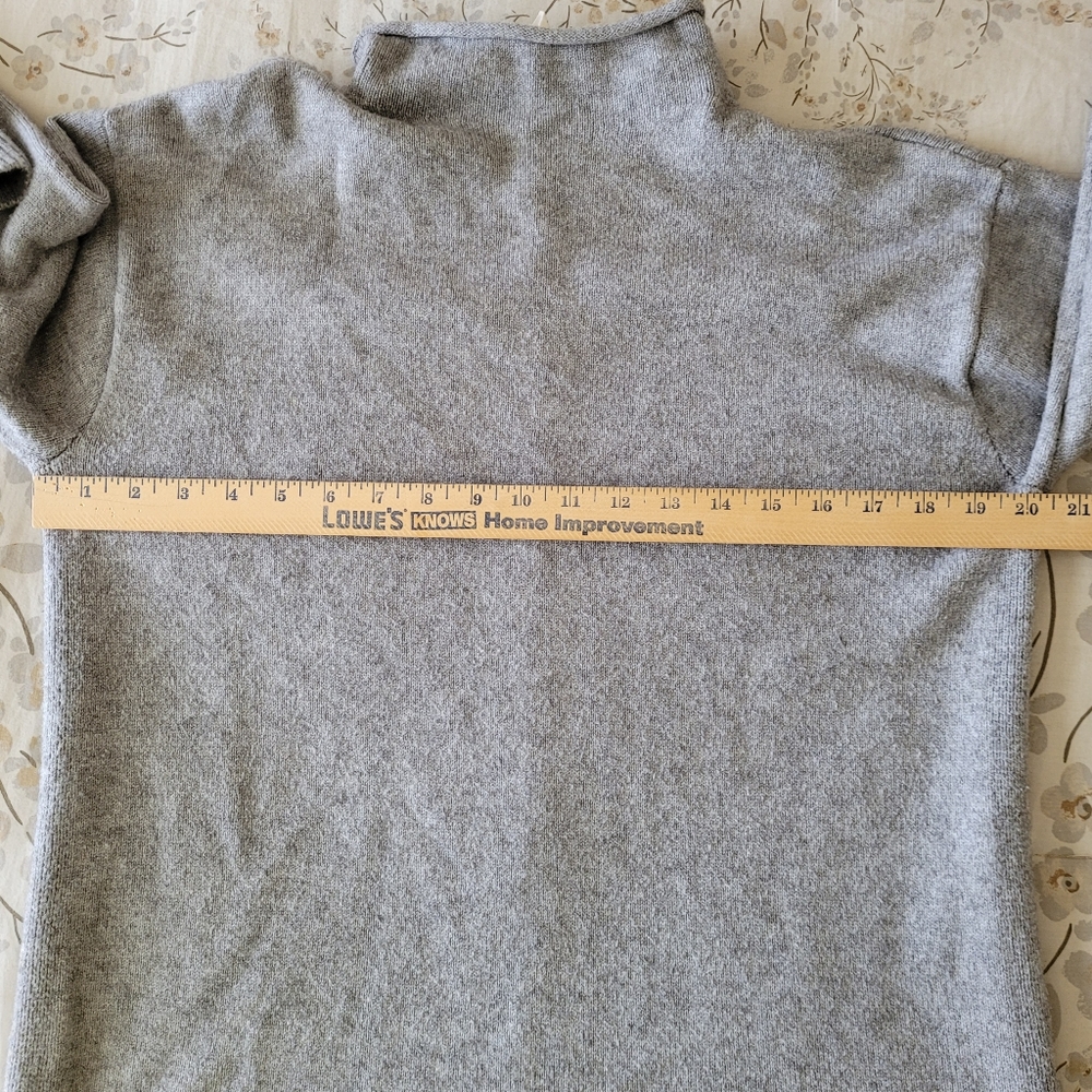 Anthropologie Moth Gray Oversized Sweater - image 5